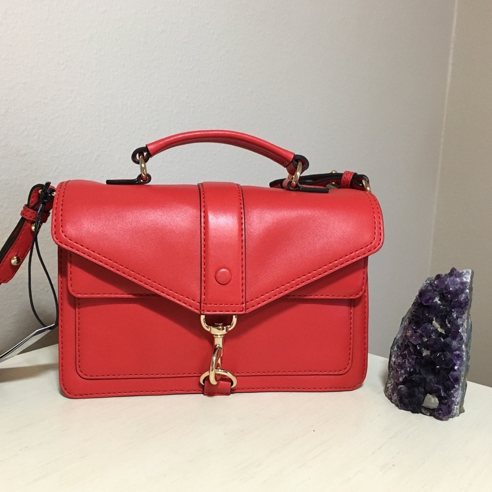 New! Rebecca Minkoff Hudson Moto Mini Crossbody